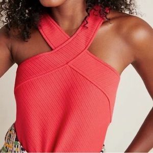 Anthropologie Crossover Tank Top